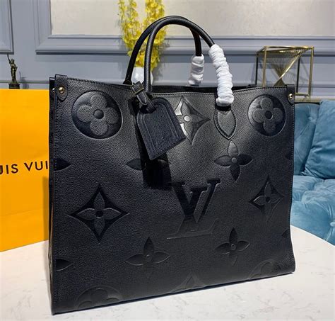 louis vuitton onthego mm black|louis vuitton onthego tote bag.